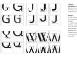 Typografische Übungen - Buchstaben & Zeichen I