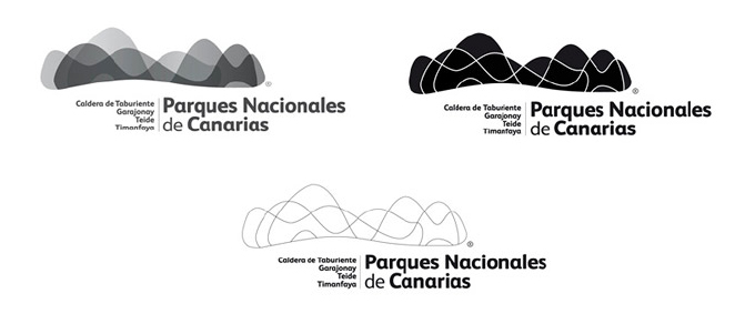 Parque Nacionales de Canarias Logos SW
